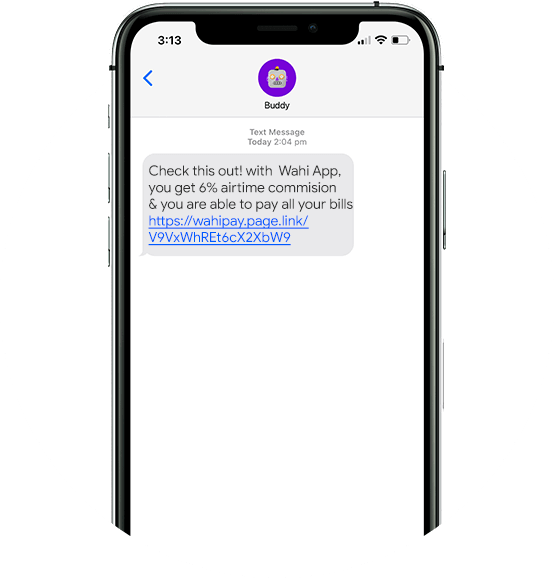 Illustration of friend signing up